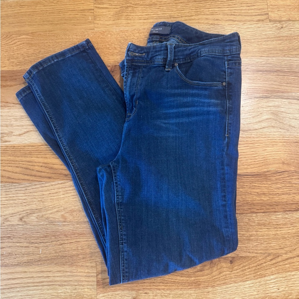 The Limited Indigo Slim Boyfriend Jeans